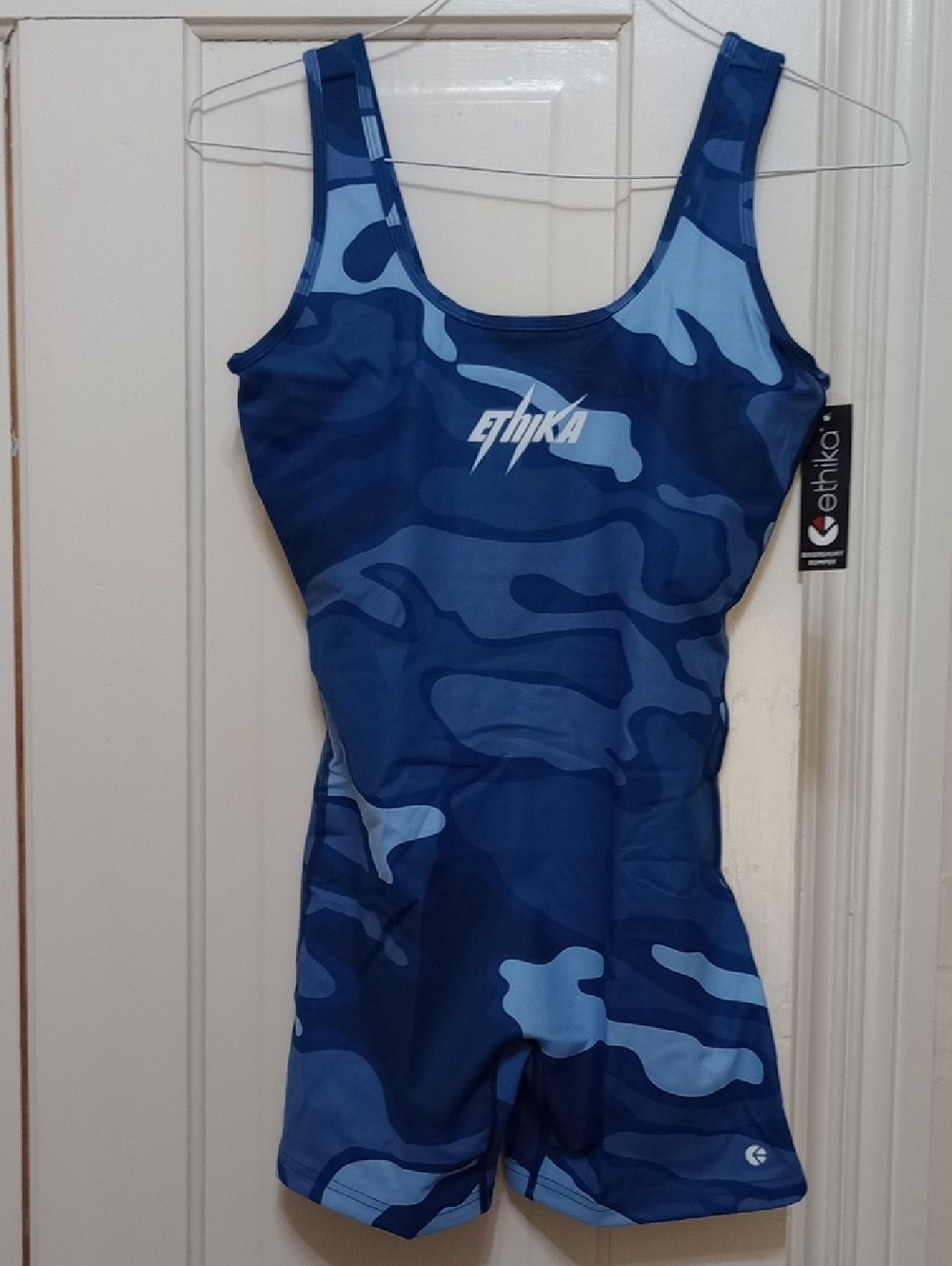 ethika Blue Camo One-Piece Shapewear Romper brand new never worn - Picture 1 of 9